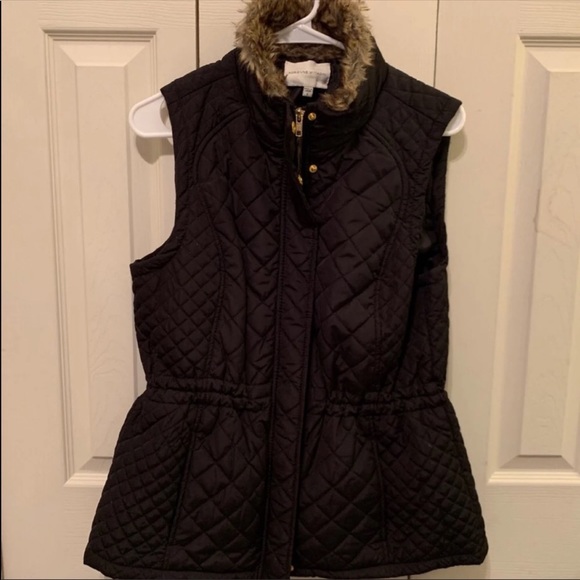 Jackets & Coats Faux Fur Collar Vest Poshmark